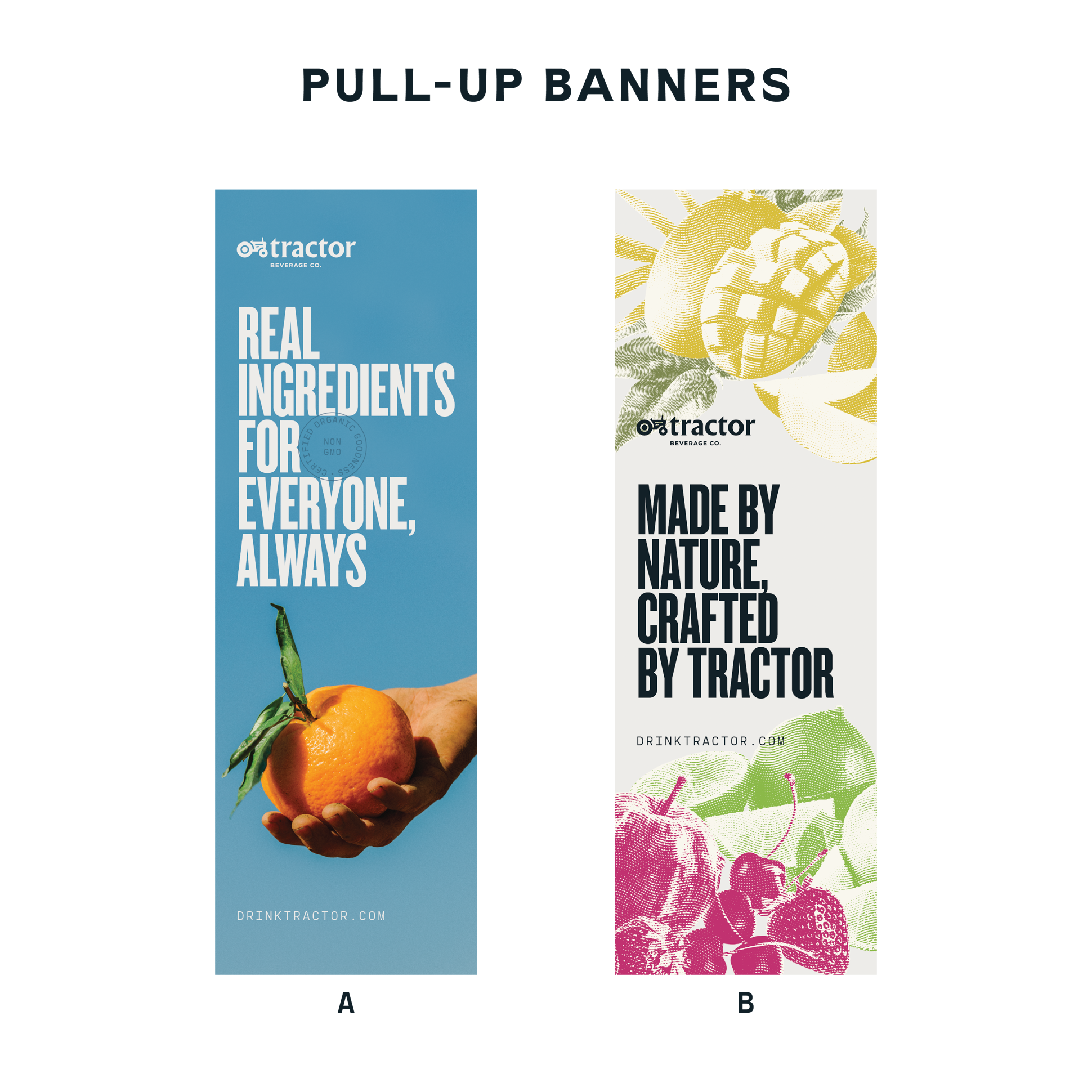 Pull-Up Floor Banners - Modern Farmer